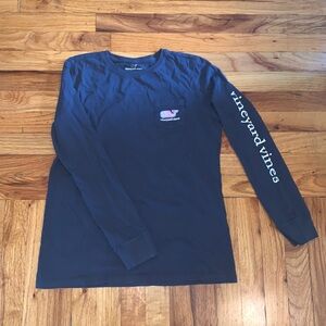 Vineyard vines long sleeve XS Extra Small Pink/Navy